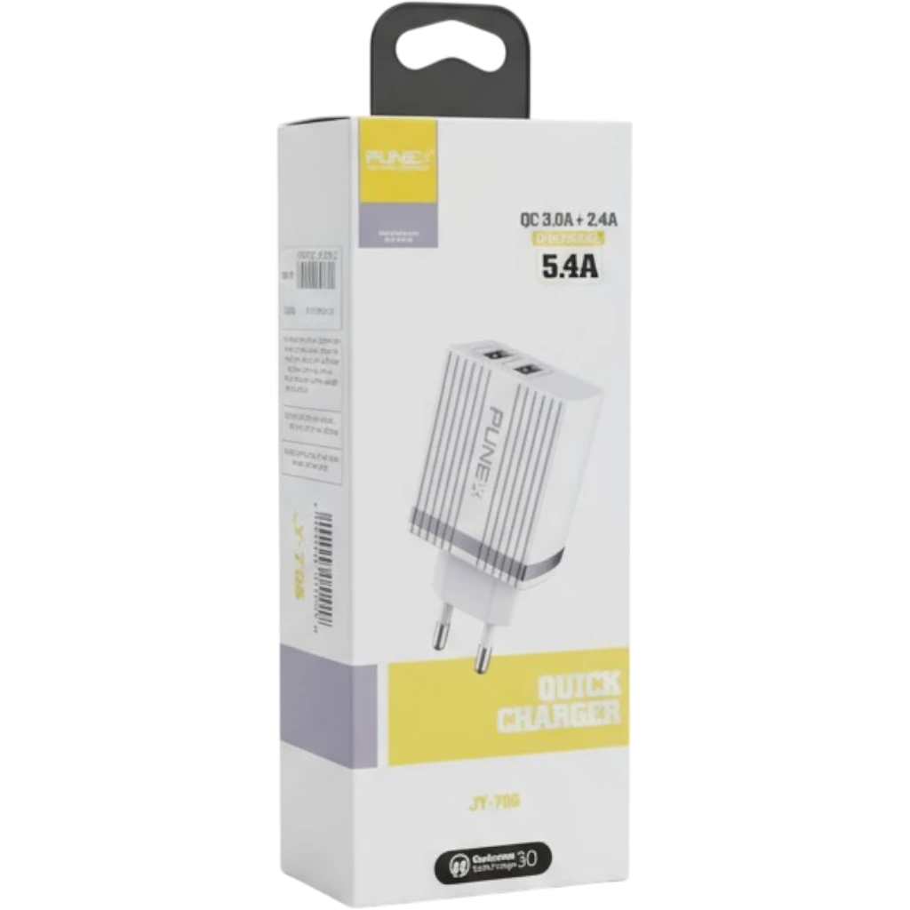 Telefon adapteri Punex JY-706 Quick Charger Universal