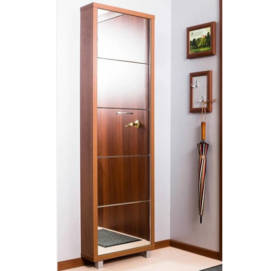 Ayaqqabı dolabı Perla Lüks 5 (Ceviz) 