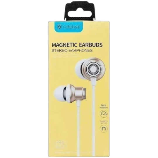 Simli qulaqlıq Celebrat D5 GOLD-38038 - Thumbnail 1