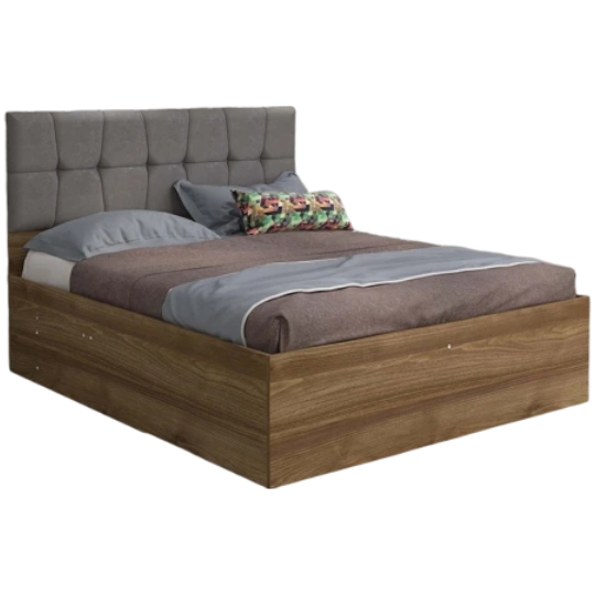 Çarpayı Perla Regular Bazalı (W1600 Ceviz Tünd)