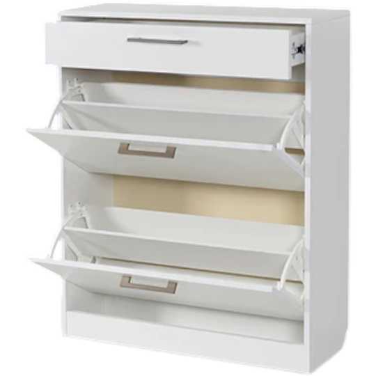 Ayaqqabı dolabı Perla Dual 2 Siyirməli (Belıy Sneq) - Thumbnail 1