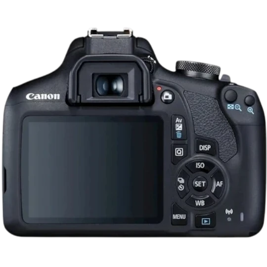 Fotoaparat Canon 2000D BLACK 1855IS-SB130-16GB - Thumbnail 1