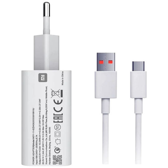 Telefon adapteri Xiaomi 33W TurboCharge MDY-11-EZ