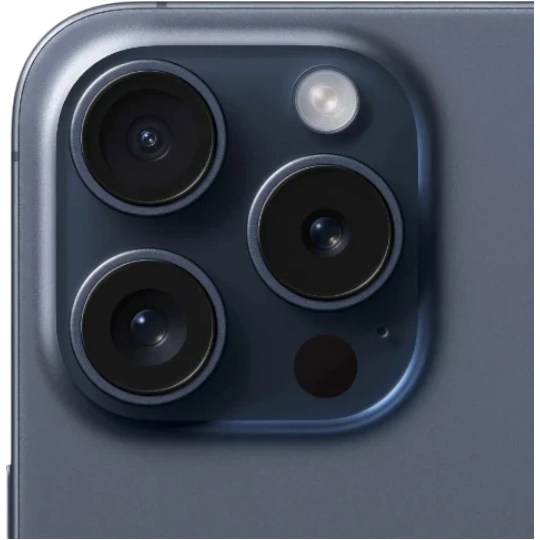 Mobil Telefon Iphone 15 Pro 128GB Blue Titanium - Thumbnail 4