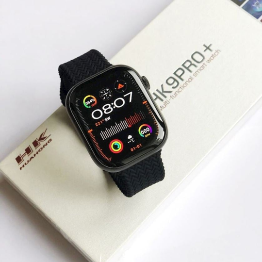 Smart saat WATCH HK9 Pro Plus BLACK - Thumbnail 2