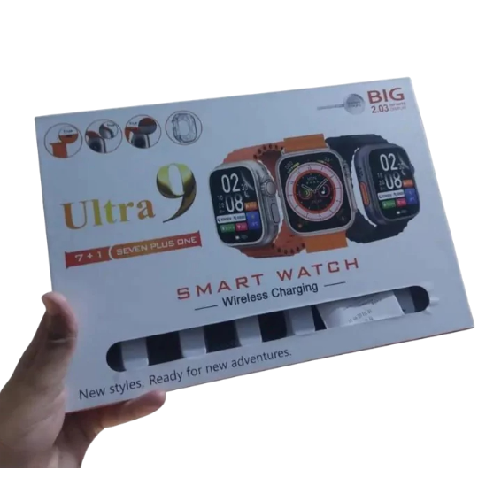 Smart saat WATCH Ultra 9 7IN1 - Thumbnail 1