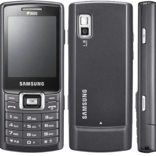 Mobil Telefon Samsung C5212 Black - Thumbnail 1