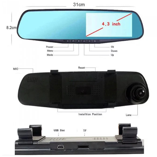 Videoqeydiyyatçı / Vehicle Blackbox DVR – Full HD 1080 888233 - Thumbnail 1