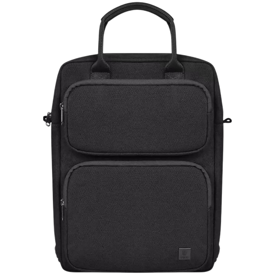 Notbuk çantası Wiwu Alpha Double Vertical Layer Bag Black 02569