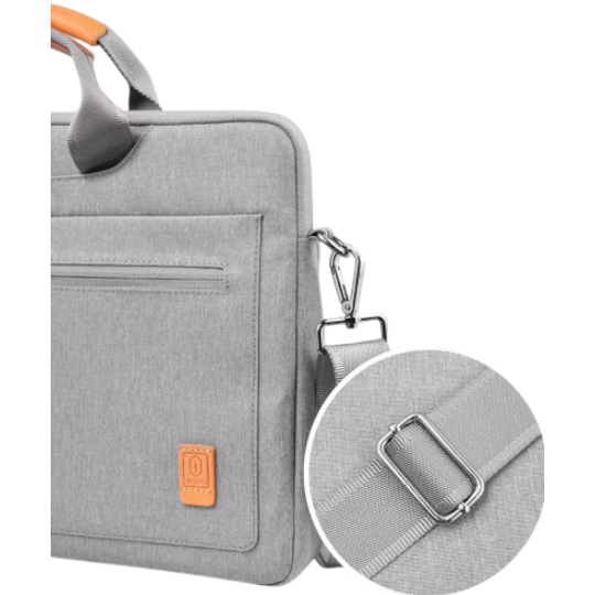 Notbuk çantası Wiwu Pioneer Shoulder Bag 14" Gray  31050 - Thumbnail 1