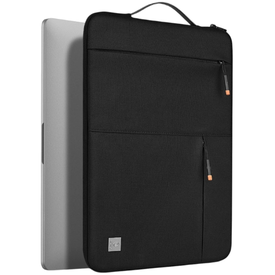 Notbuk çantası Wiwu Alpha Slim Sleeve 14/14.2  BLACK  30329 - Thumbnail 3