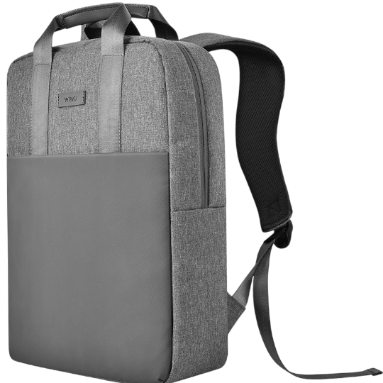 Notbuk çantası Wiwu Minimalist Travel Backpack  Grey 10618 - Thumbnail 1
