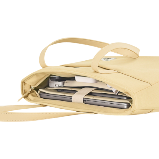 Notbuk çantası Wiwu Ora Tote Women Bag  14"  Ivory  07151 - Thumbnail 3