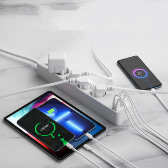 Telefon adapteri Wiwu 20W STRIP U01 WHITE 00909 - Thumbnail 2