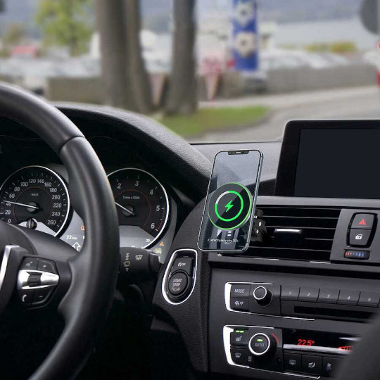 Telefon adapteri Wiwu Liberator Magnetic Wireless Charger 15W  (CH308) B - Thumbnail 2