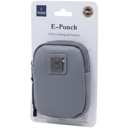 Notbuk çantası Wiwu E-POUCH GRAY 11455 - Thumbnail 1