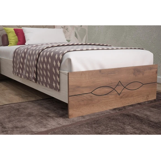 Çarpayı Perla Fırat W900 (Dub Kraft+Ağ) K004 - Thumbnail 3