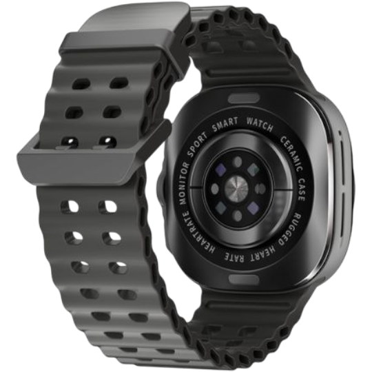 Smart saat WISME  7 Ultra Strap Black  - Thumbnail 2