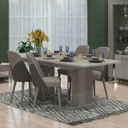 Masa Perla Elmas (Tumbalı) Şinşila Sereya - Thumbnail 1