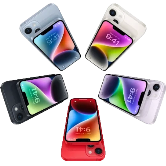 Mobil Telefon Iphone 14 128GB Starlight - Thumbnail 5