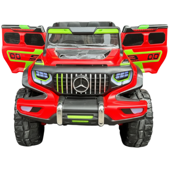 Elektrikli uşaq maşını JEEP MDX900 RED 4X4 - Thumbnail 0