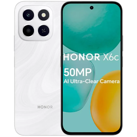 Mobil Telefon Honor X6C 6GB/256GB Moonlight White
