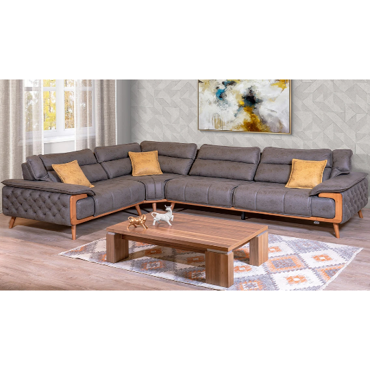 Künc Divan Perla Marmara (Sol - 5104A-10-C49) - Thumbnail 0