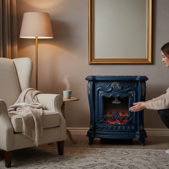 Kamin Mahshid Davam 480 Metal Mavi - Thumbnail 2