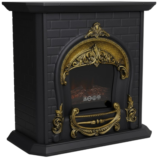 Kamin Azer Atlas HN3700 Qara Qızılı - Thumbnail 2