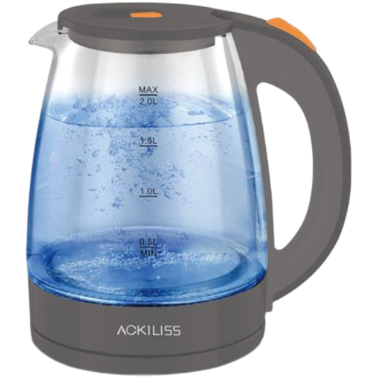 Elektrikli çaydan ACKILISS ACL.7201B GREY