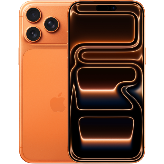 Mobil Telefon Iphone 17 Pro Max 256GB Cosmic Orange Nano sim - Thumbnail 0