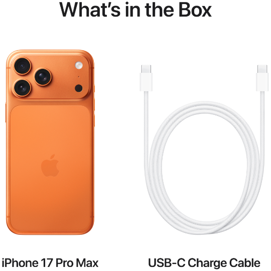 Mobil Telefon Iphone 17 Pro Max 256GB Cosmic Orange Nano sim - Thumbnail 8