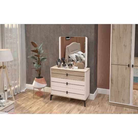 Yataq Dəsti Perla Afina (4 Qapılı Dolab ilə) - Thumbnail 5