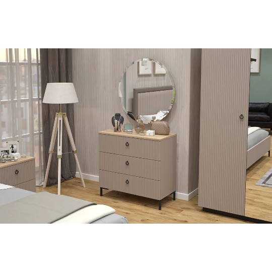 Yataq Dəsti Perla Domenika (Kapuçino) - Thumbnail 5