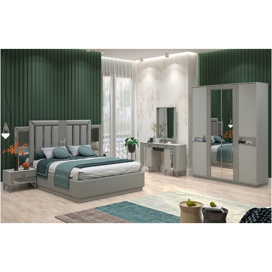 Yataq Dəsti Perla Elmas (4 Qapılı Dolab ilə) - Thumbnail 0