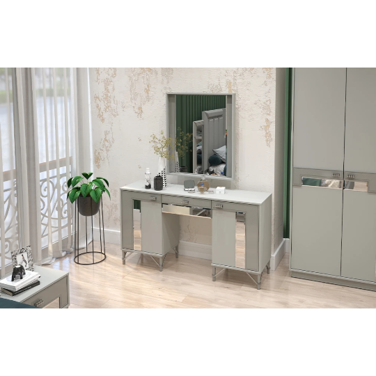 Yataq Dəsti Perla Elmas (4 Qapılı Dolab ilə) - Thumbnail 5