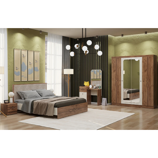 Yataq Dəsti Perla Fırat (4 Qapılı Dolab ilə) - Thumbnail 0