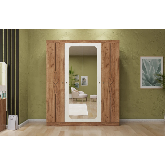 Yataq Dəsti Perla Fırat (4 Qapılı Dolab ilə) - Thumbnail 3