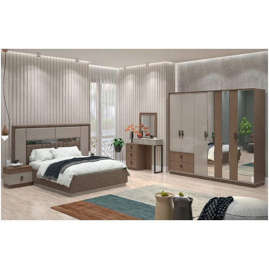 Yataq Dəsti Perla İnci (6 Qapılı Dolab ilə) - Thumbnail 0