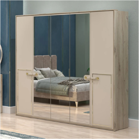 Yataq Dəsti Perla Santa (5 Qapılı Dolab ilə) - Thumbnail 2