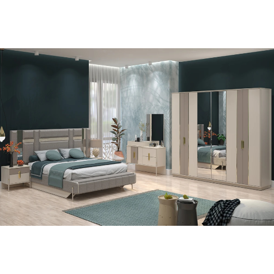 Yataq Dəsti Perla Verona (6 Qapılı Dolab ilə)