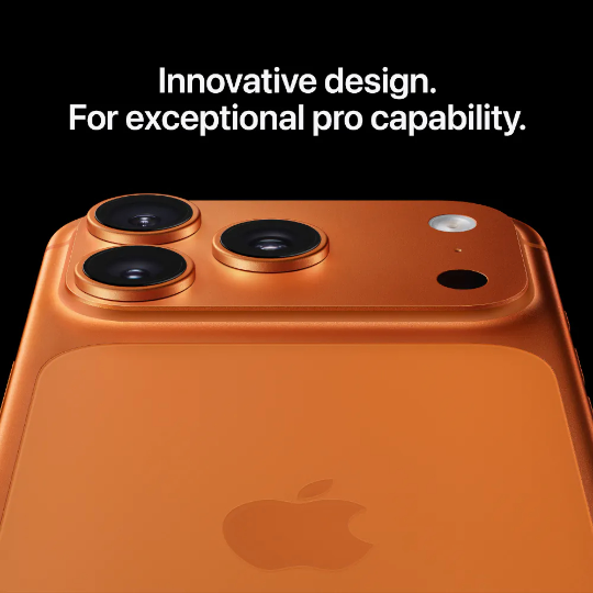 Mobil Telefon Iphone 17 Pro Max 256GB Cosmic Orange Only Esim - Thumbnail 6