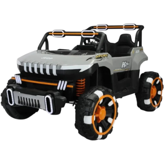 Elektrikli uşaq maşını JEEP 8688 BOZ - Thumbnail 0