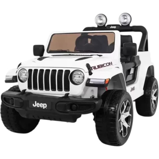 Elektrikli uşaq maşını JEEP 555 White - Thumbnail 1