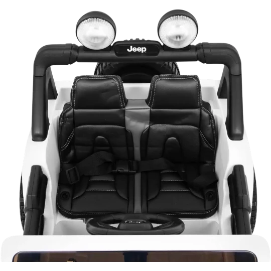 Elektrikli uşaq maşını JEEP 555 White - Thumbnail 5