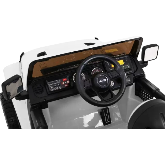 Elektrikli uşaq maşını JEEP 555 White - Thumbnail 6