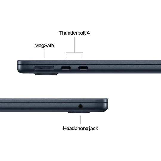Notbuk Apple AIR 13.6" M4 16/256GB BLACK - Thumbnail 4
