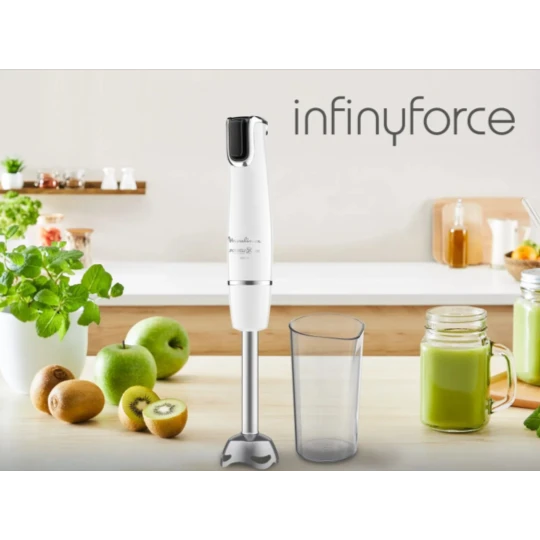 Dəst Blender Moulinex İnfinforce V2 6in1 White - Thumbnail 1