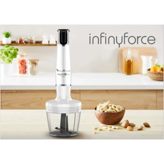 Dəst Blender Moulinex İnfinforce V2 6in1 White - Thumbnail 3