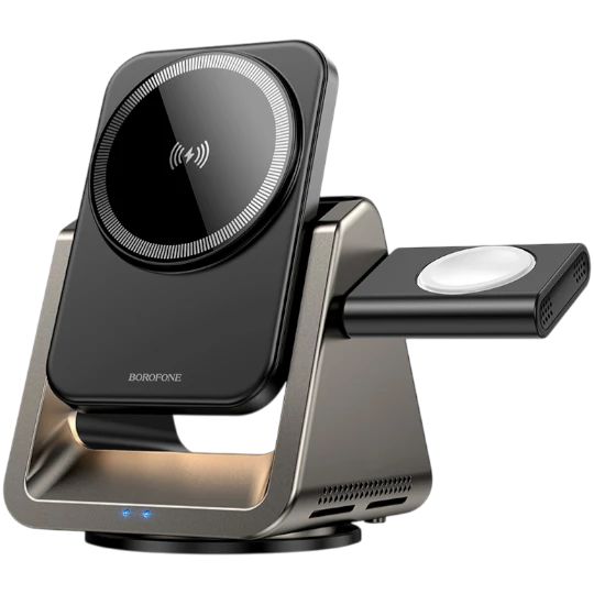 Telefon adapteri Borofone BQ30 WIDE 3-IN-1 MAGNETIC
WIRELESS FAST CHARGER